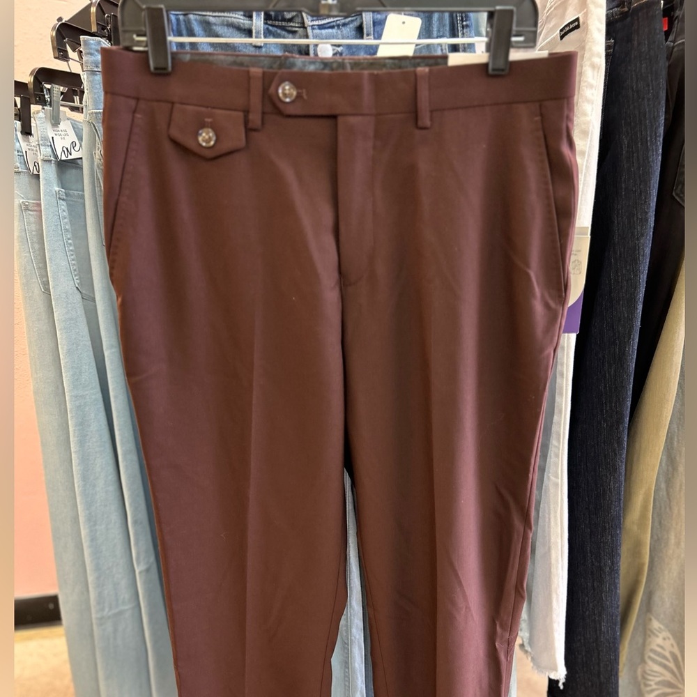 New brown dress taylon pants 32x30